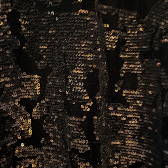 Sequin and velvet dress - medium - Picture 3 of 4